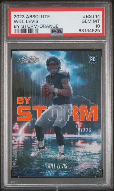 2023 Panini Absolute Will Levis By Storm Orange #BST14 card image