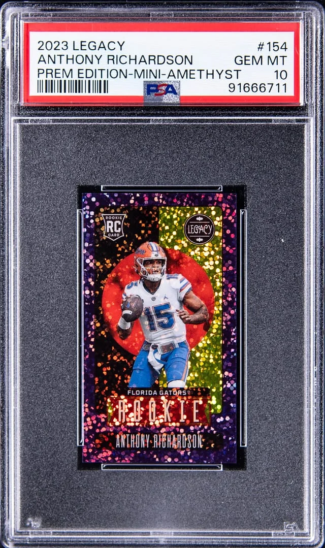 2023 Panini Anthony Richardson Legacy Yellow #154 card image