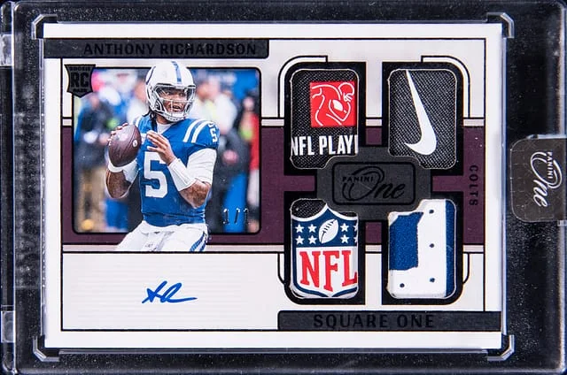 2023 Panini Anthony Richardson One Square One Black #71 card image