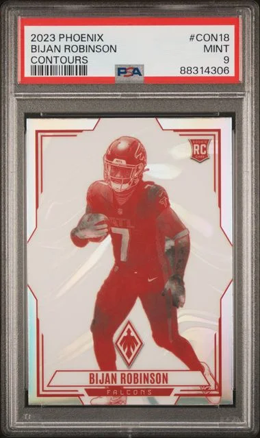 2023 Panini Bijan Robinson Phoenix Contours #CON18 card image