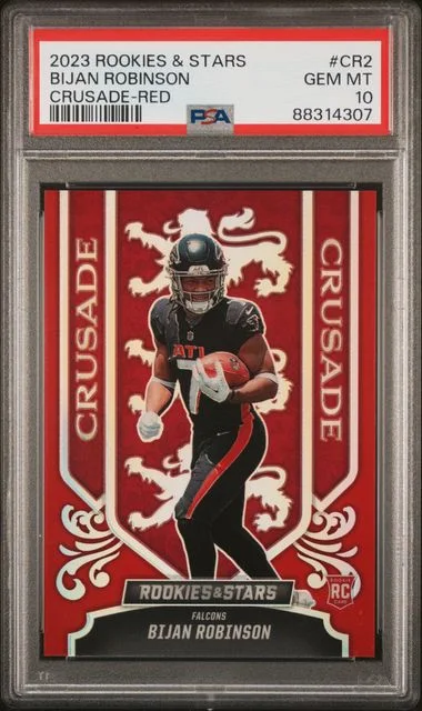 2023 Panini Bijan Robinson Rookies & Stars Crusade Red #CR2 card image