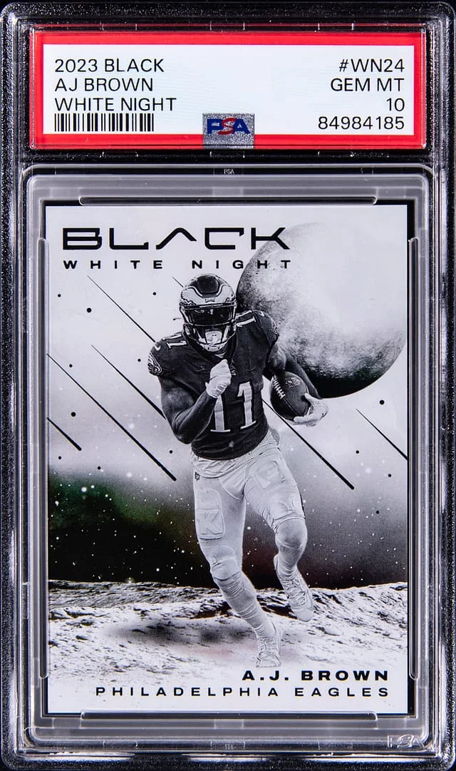 2023 Panini Black AJ Brown White Night #WN24 card image