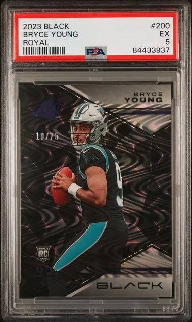 2023 Panini Black Bryce Young Royal #200 card image
