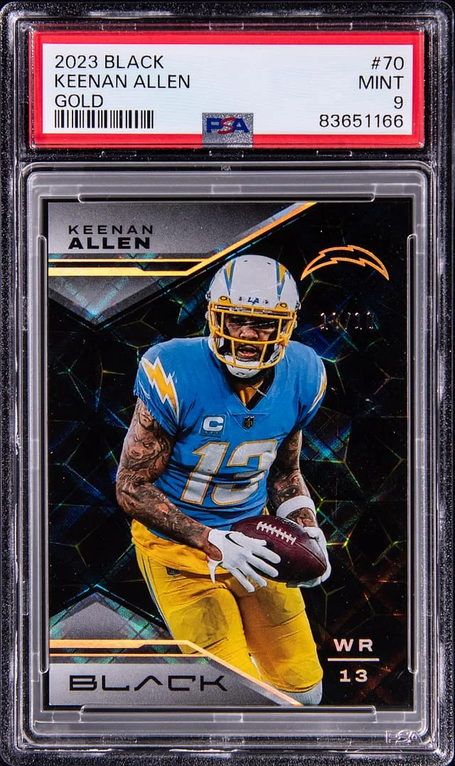2023 Panini Black Gold Keenan Allen #70 card image