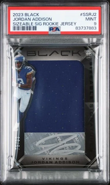 2023 Panini Black Jordan Addison Sizeable Signatures Jersey #SSRJ-2 card image