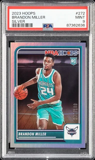 2023 Panini Brandon Miller NBA Hoops Silver #272 card image
