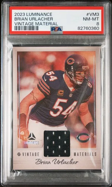 2023 Panini Brian Urlacher Luminance Vintage Materials #Vm3 card image