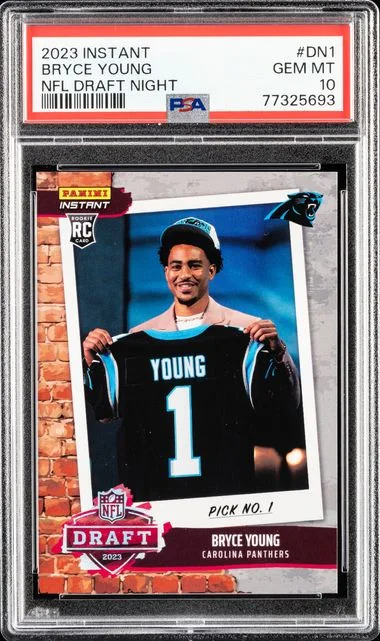 2023 Panini Bryce Young (/3659) Instant NFL Draft Night #DN1 card image