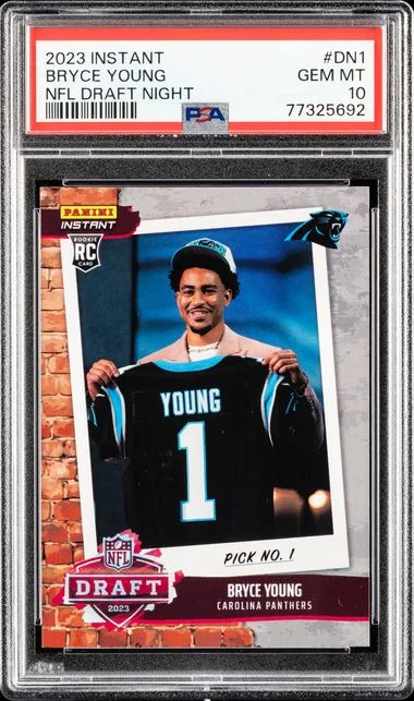2023 Panini Bryce Young Instant NFL Draft Night #DN1 card image