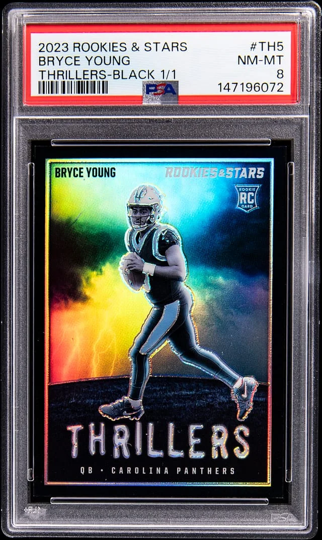 2023 Panini Bryce Young Rookies and Stars Thrillers Black #TH-5 card image