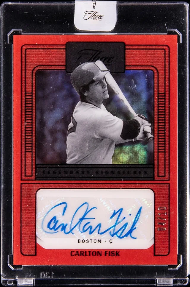 2023 Panini Carlton Fisk Three & Two Legendary Signatures #LS-CF card image