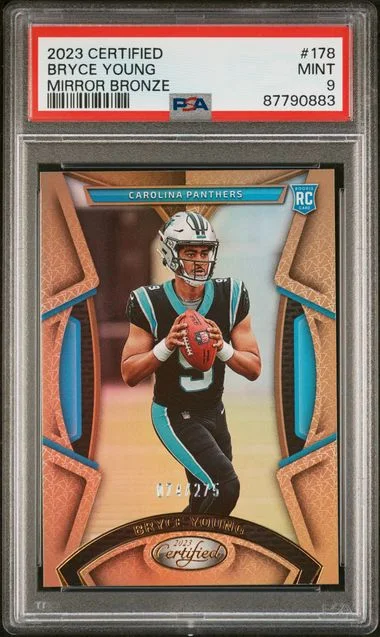 2023 Panini Certified Bryce Young Mirror Bronze #178 card image
