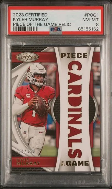2023 Panini Certified Kyler Murray Piece Of The Game Relic #POG1 card image