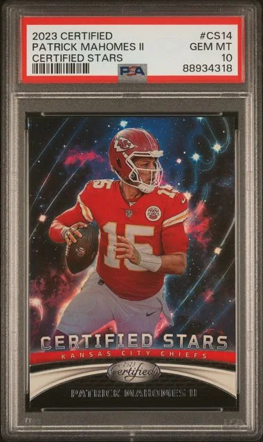 2023 Panini Certified Patrick Mahomes II Certified Stars #CS14 card image