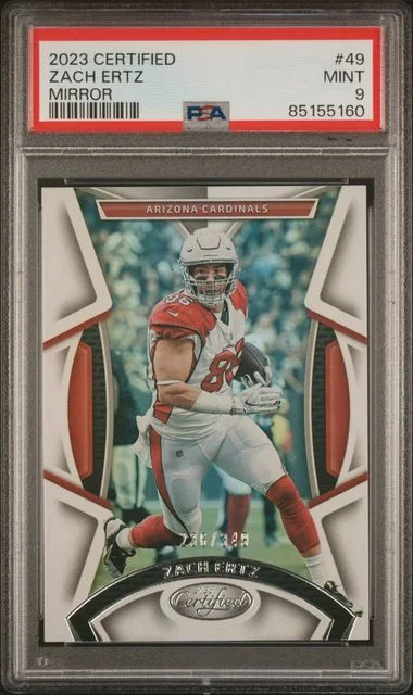 2023 Panini Certified Zach Ertz Mirror #49 card image