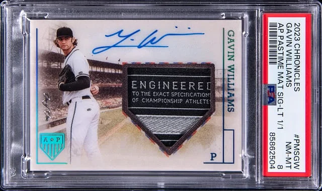 2023 Panini Chronicles Americas Pastime Materials Signatures Laundry #no-number card image