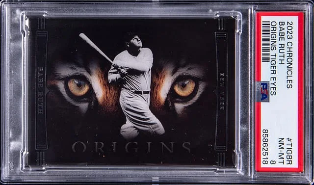2023 Panini Chronicles Babe Ruth Origins Tiger Eyes #TIGBR card image