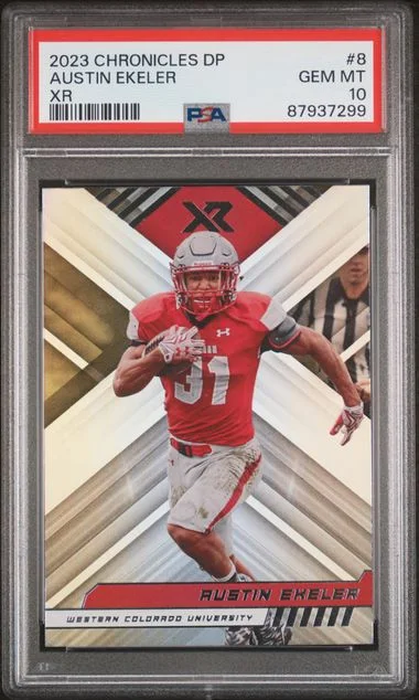 2023 Panini Chronicles Draft Picks Austin Ekeler XR #8 card image
