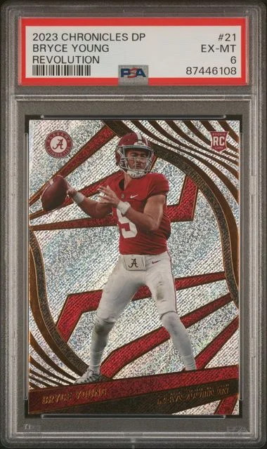 2023 Panini Chronicles Draft Picks Bryce Young Revolution #21 card image