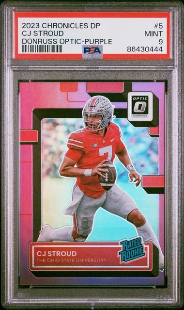 2023 Panini Chronicles Draft Picks C.J. Stroud Donruss Optic #5 card image