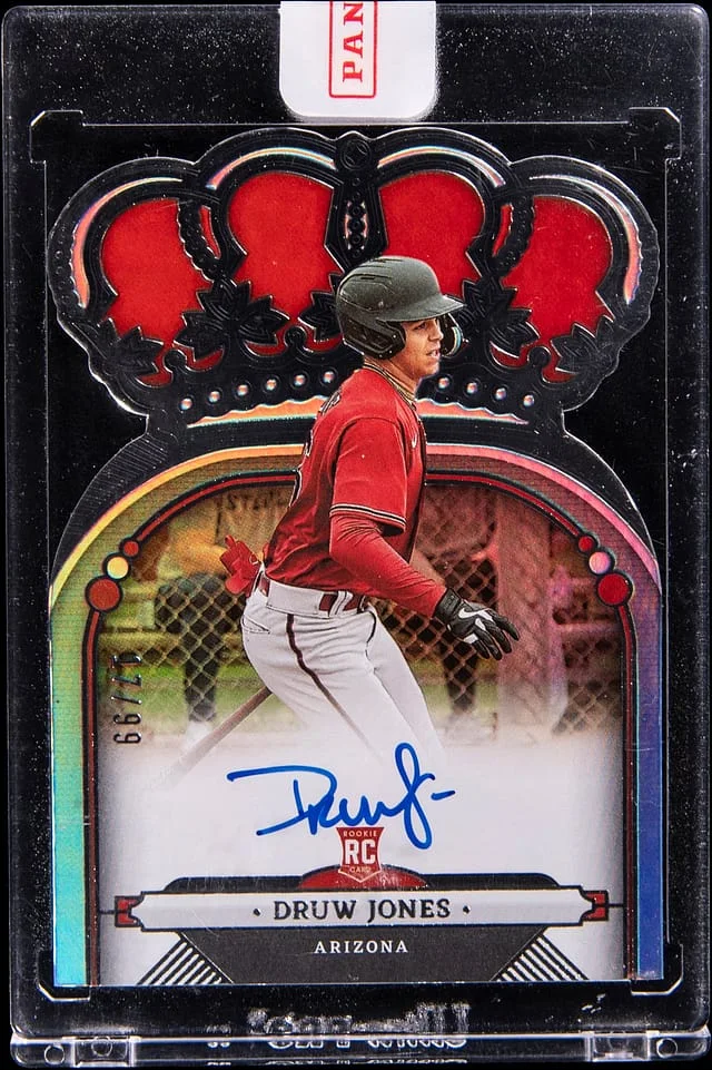 2023 Panini Chronicles Druw Jones Crown Royale Crown Signatures #PCS-DJ card image