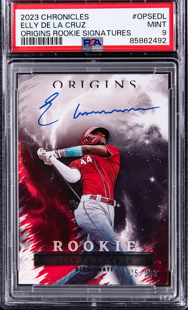 2023 Panini Chronicles Elly De La Cruz Origins Signatures #OPSEDL card image