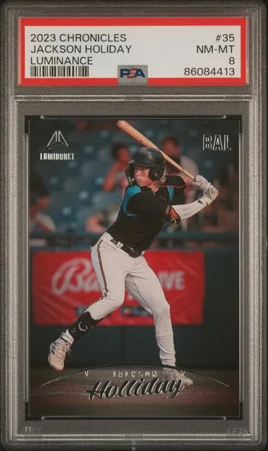 2023 Panini Chronicles Jackson Holiday Luminance #35 card image