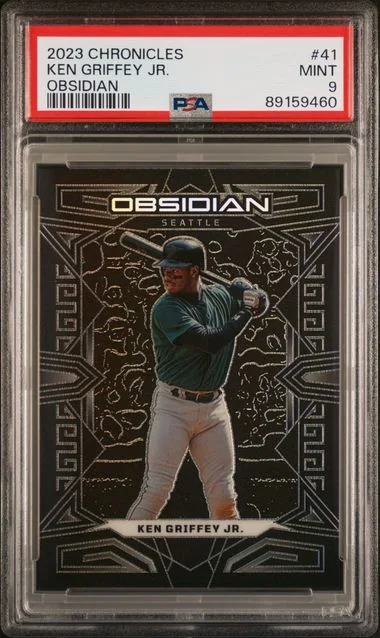 2023 Panini Chronicles Ken Griffey Jr. Obsidian #41 card image