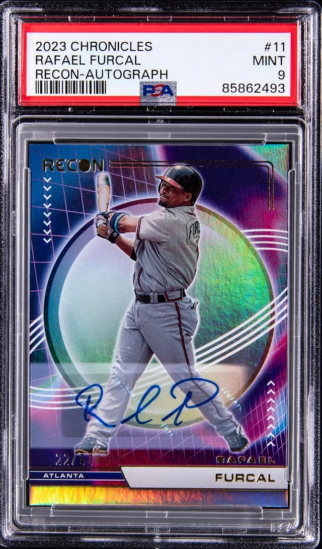 2023 Panini Chronicles Rafael Furcal Recon Autograph #11 card image