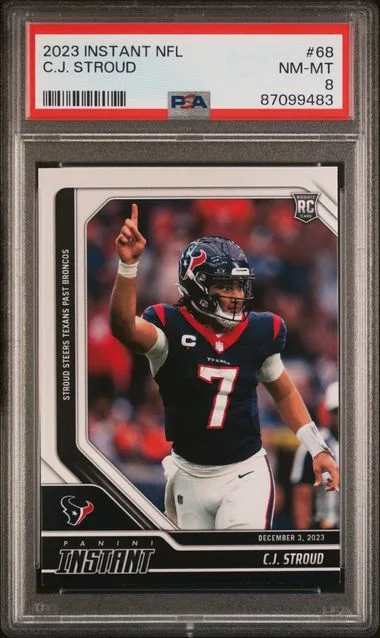 2023 Panini C.J. Stroud (/1176) Instant NFL #68 card image