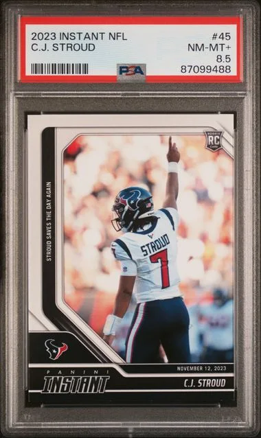 2023 Panini C.J. Stroud (/1419) Instant NFL #45 card image