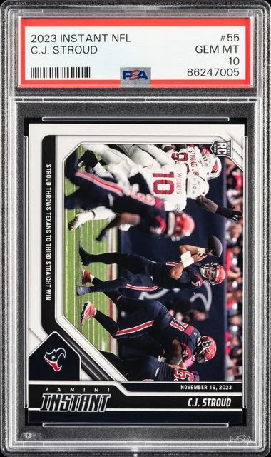 2023 Panini C.J. Stroud (/1643) Instant NFL #55 card image