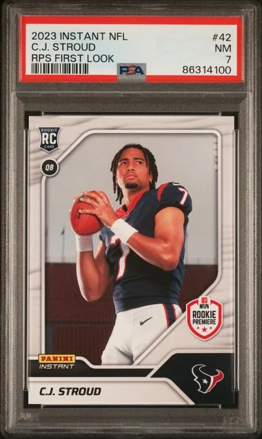 2023 Panini C.J. Stroud (/2359) Instant NFL RPS First Look #42 card image