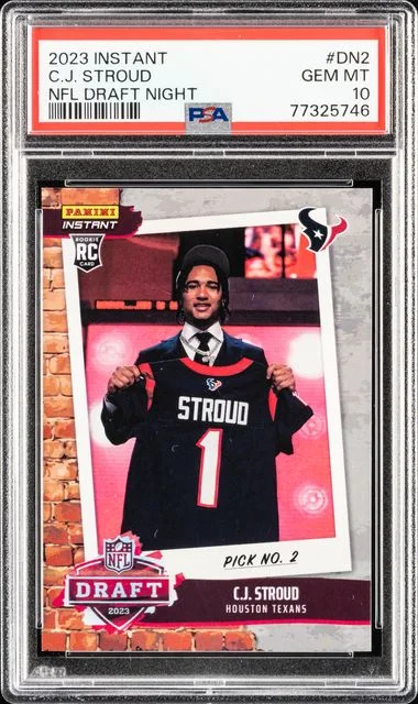 2023 Panini C.J. Stroud (/2725) Instant NFL Draft Night #DN2 card image