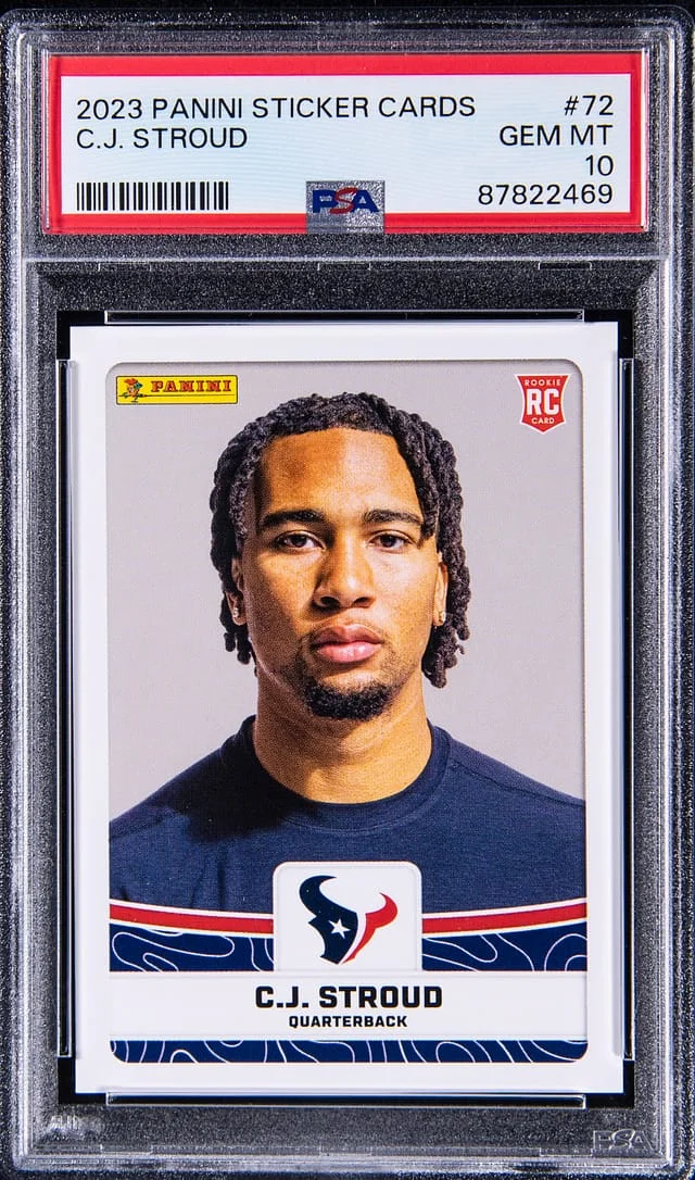 2023 Panini C.J. Stroud Sticker Cards #72 card image