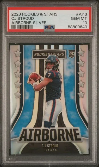 2023 Panini C.J. Stroud Rookies & Stars Airborne Silver #AI13 card image