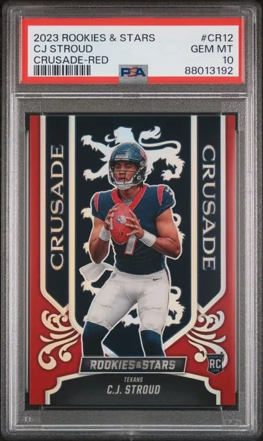 2023 Panini C.J. Stroud Rookies & Stars Crusade Red #CR12 card image