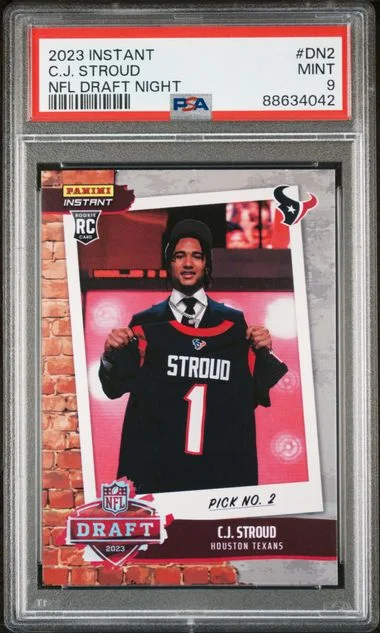 2023 Panini C.J. Stroud Instant NFL Draft Night #DN2 card image