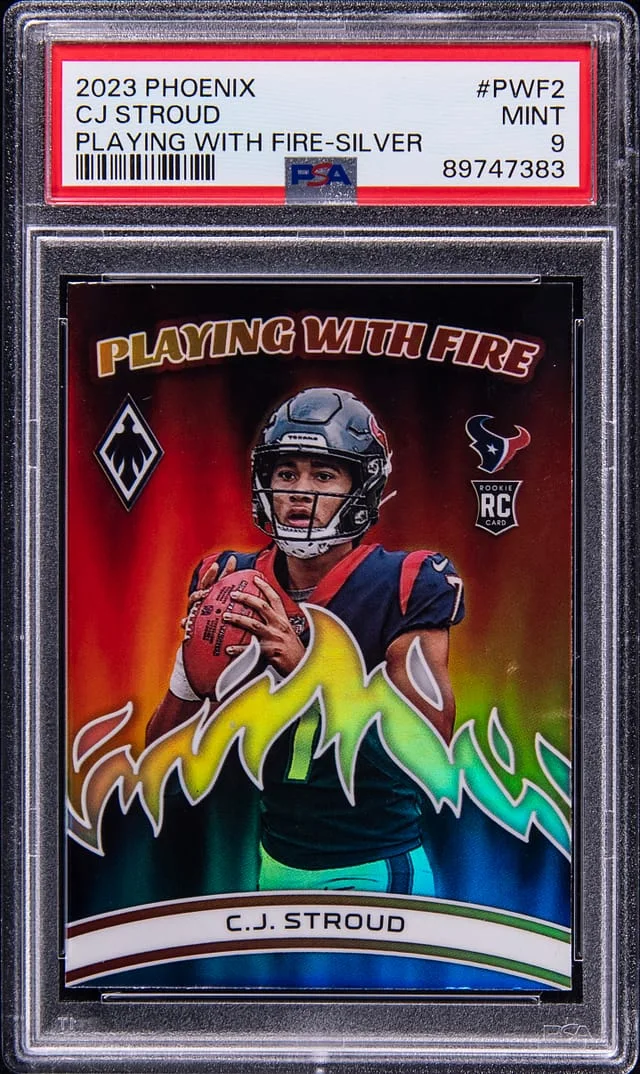 2023 Panini C.J. Stroud Phoenix Playing With Fire Silver #PWF-2 card image