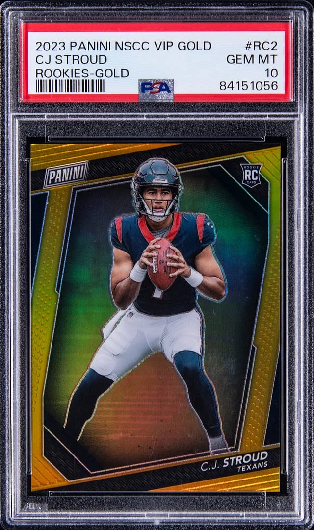 2023 Panini C.J. Stroud National VIP Gold Rookies Prizm #RC2 card image