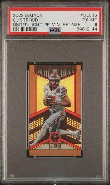 2023 Panini C.J. Stroud Legacy Under The Lights Premium Edition-Mini-Bronze #UL-CJS card image