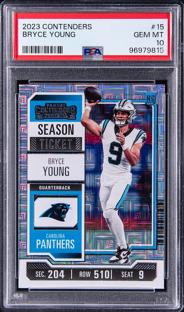 2023 Panini Contenders Bryce Young #15 card image