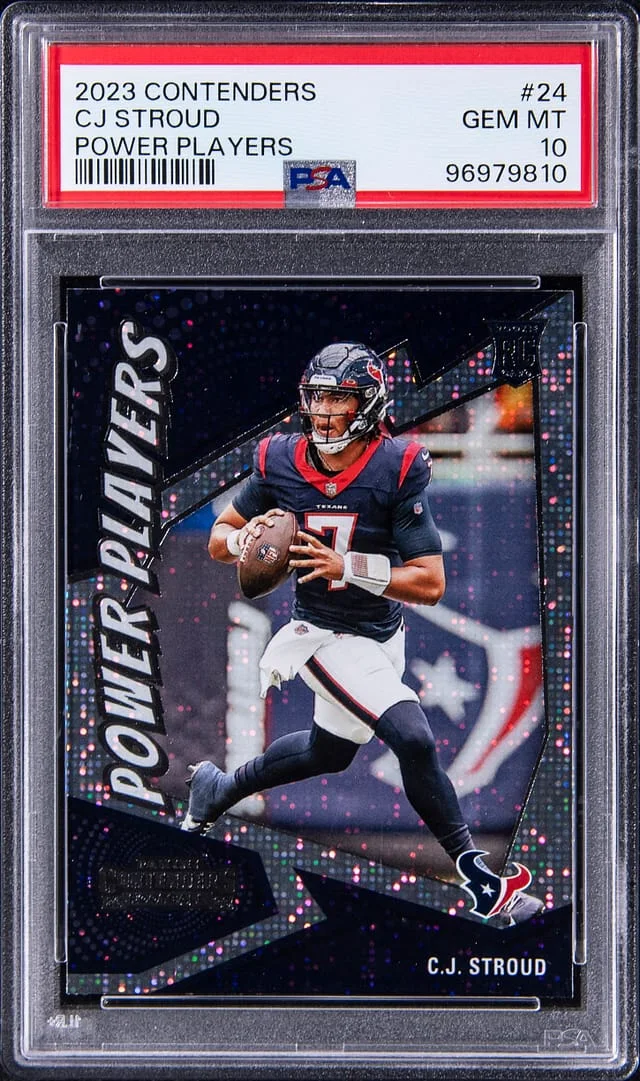 2023 Panini Contenders CJ Stroud Power Players #24 card image