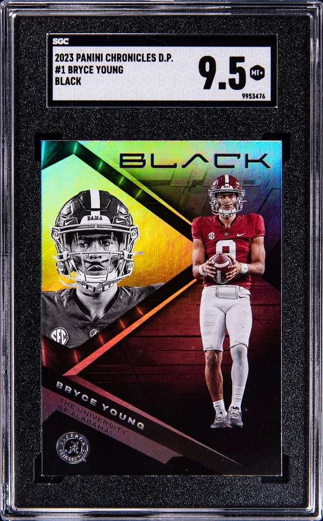 2023 Panini Contenders Draft Picks Bryce Young Black #1 card image