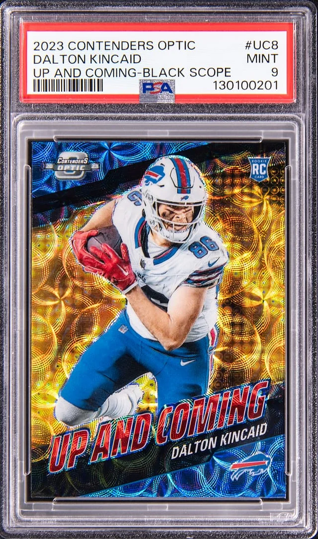 2023 Panini Contenders Optic Dalton Kincaid Up And Coming Black Scope #UC-8 card image