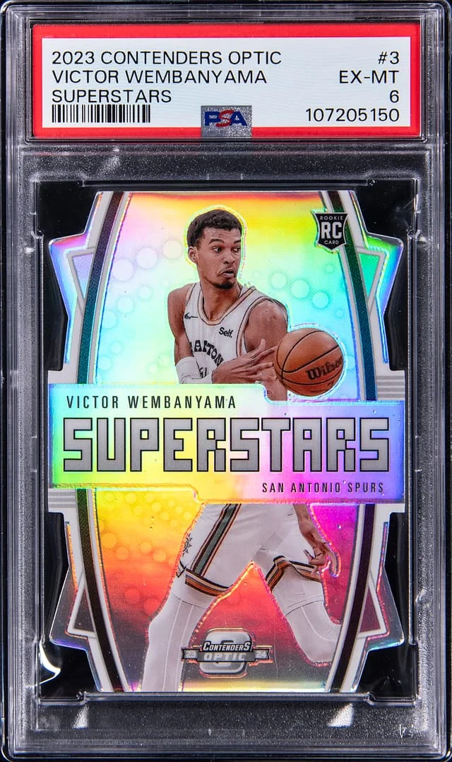 2023 Panini Contenders Optic Victor Wembanyama Superstars #3 card image