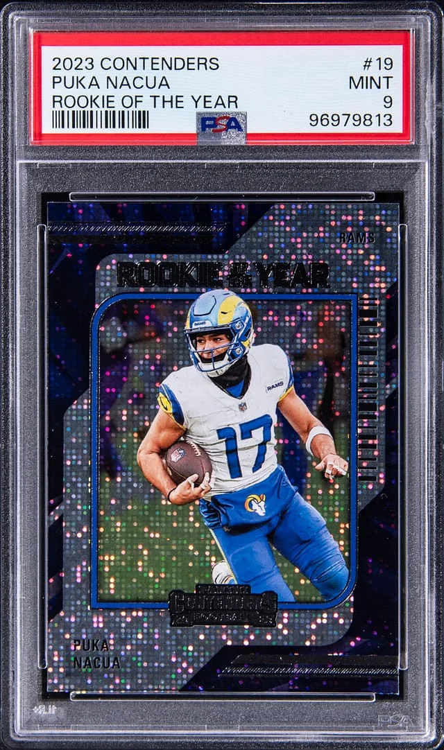 2023 Panini Contenders Puka Nacua of the Year #19 card image