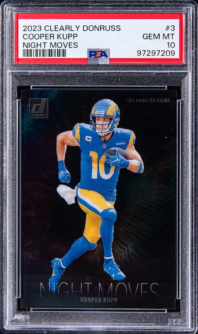 2023 Panini Cooper Kupp Clearly Donruss Night Moves #3 card image