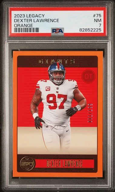 2023 Panini Dexter Lawrence Legacy Orange #75 card image
