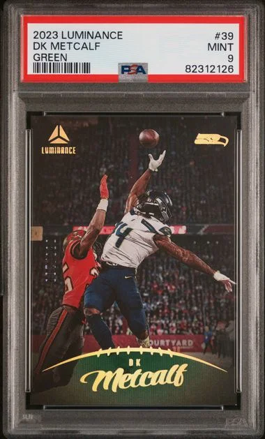 2023 Panini Dk Metcalf Luminance Green #39 card image